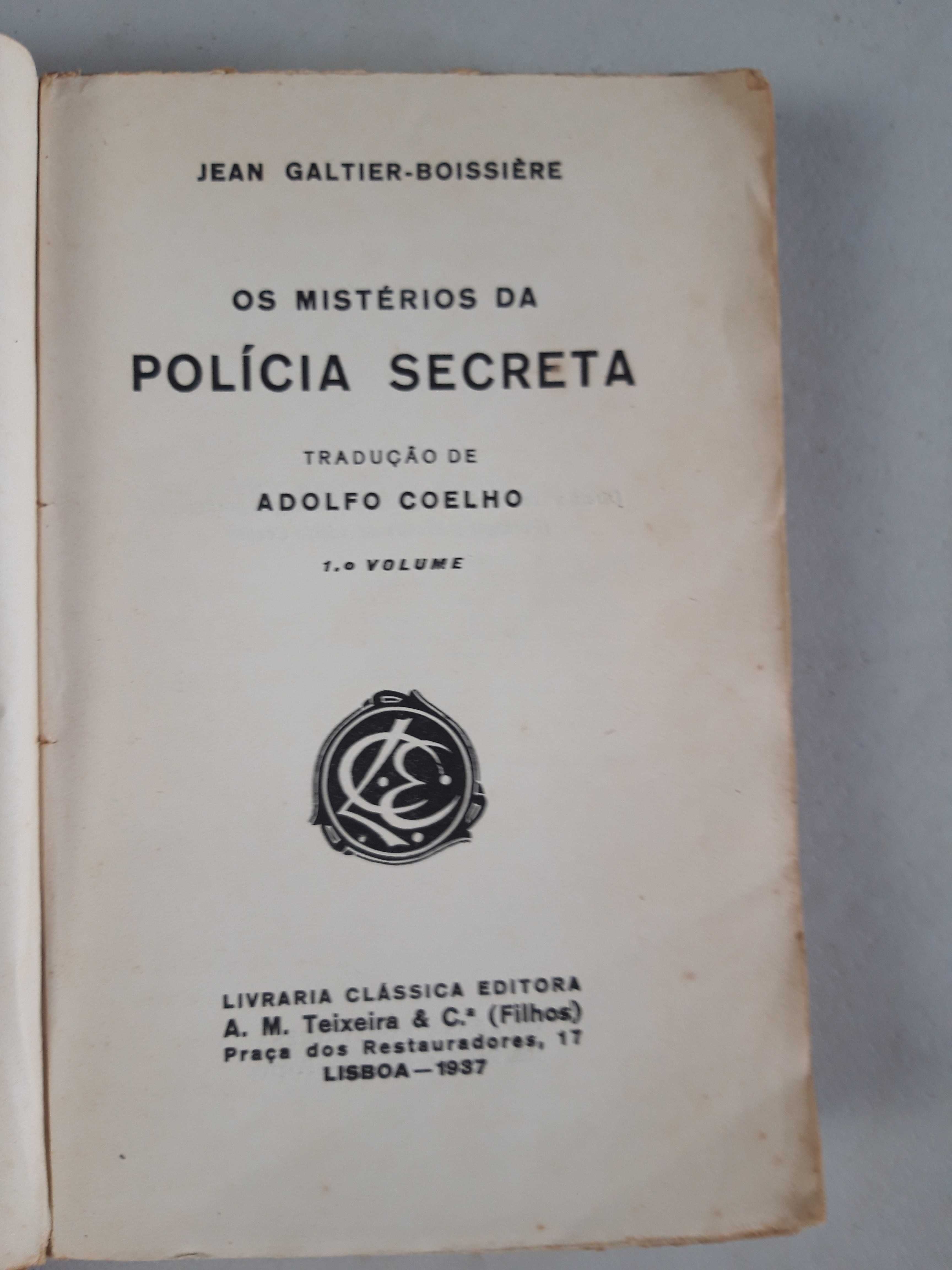 Conjunto de Livros  Ref Cx B- Os Mistérios da Polícia Secreta