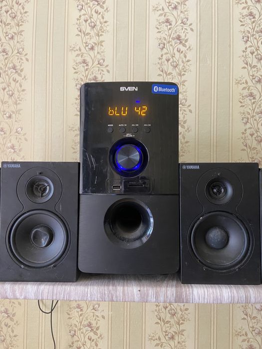 Акустическая система Sven + колонки Yamaha и LG