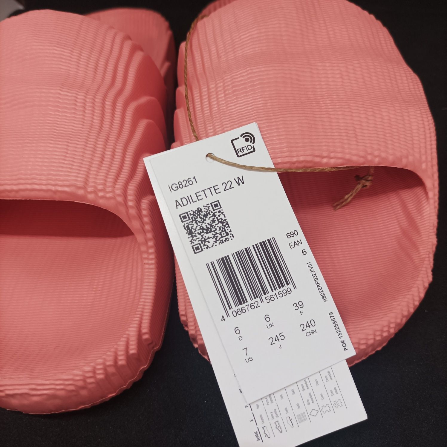 Klapki damskie adidas adilette 22 r 39