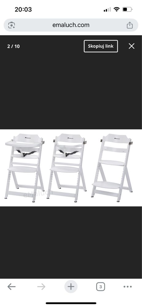 Safety 1st Timba krzesełko 3 w 1 dla dzieck