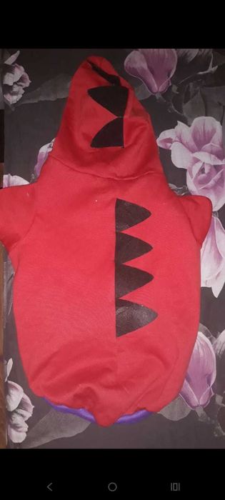 Ubranko dla psa dinozaur