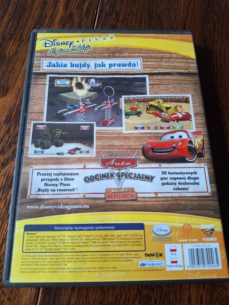 Auta Odcinek specjalny Bujdy na resorach Magiczna kolekcja Disney GRY