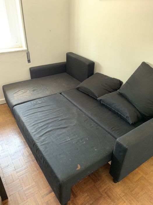 Sofa cama com chaise longue