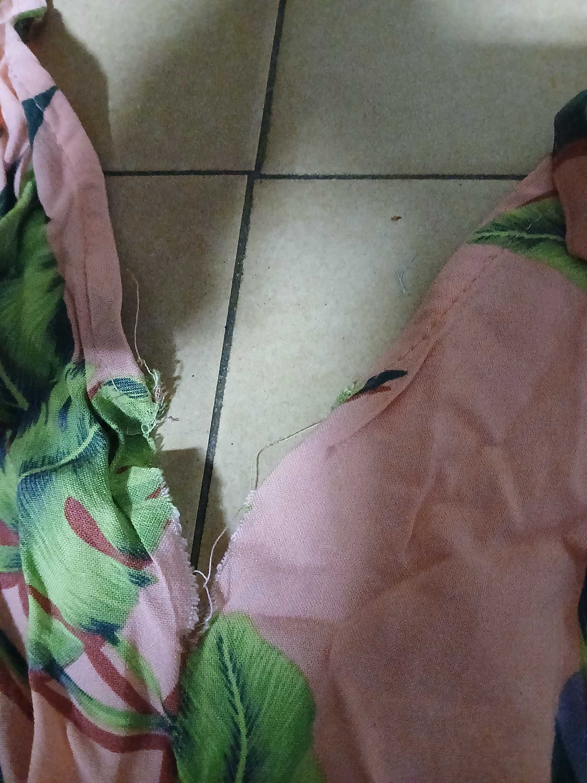 Macacão calção em tons de rosa e verde da Women'secret