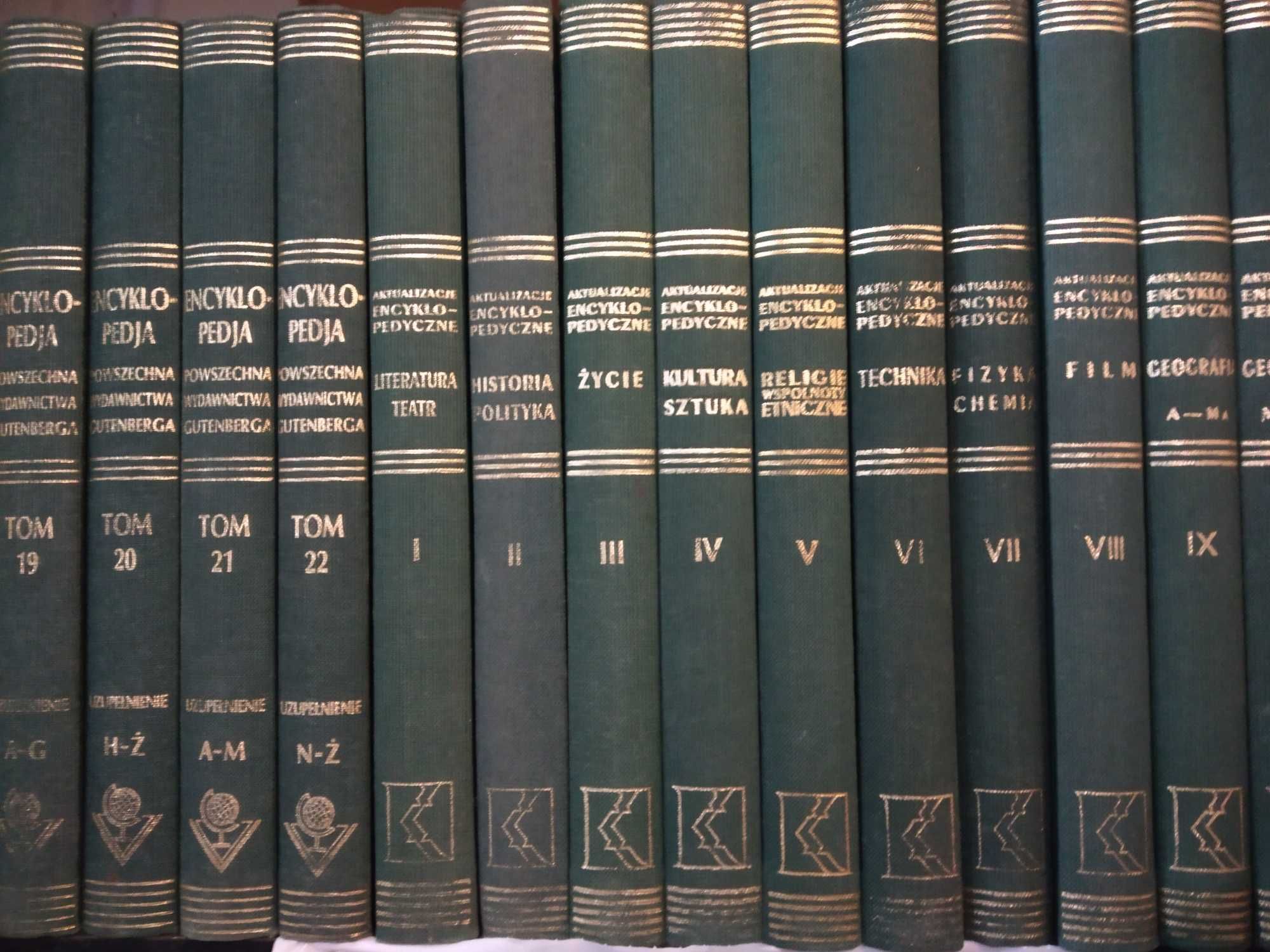 Encyklopedia Gutenberga 22 tomy+14 tomów aktualizacji+indeks