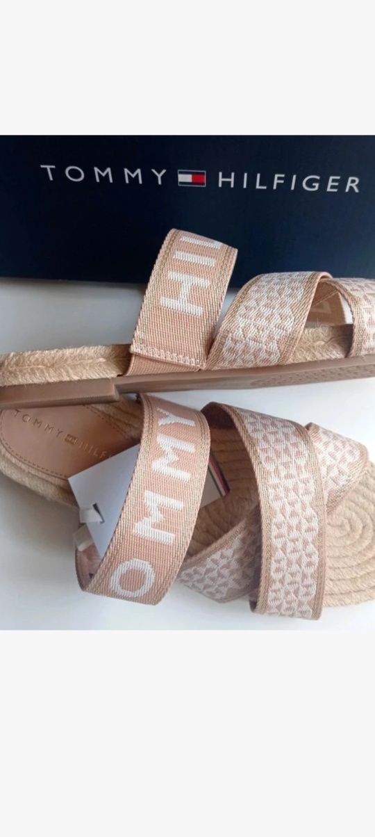 Klapki espadryle Tommy Hilfiger