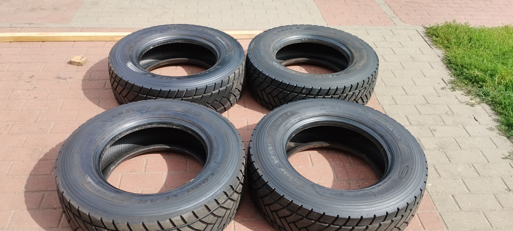 Goodyear 245/70R17.5, 2020r,12mm, bezNapraw, 245/70/17.5, Wysyłka