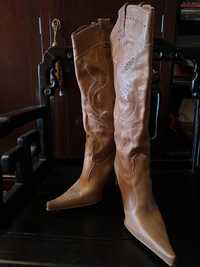 Botas cowboy Cor Mel Novas