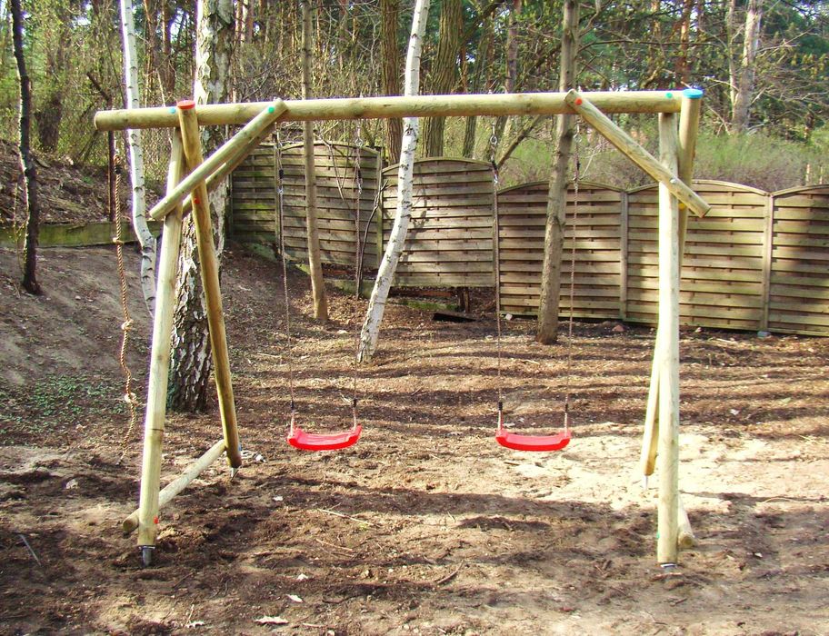 Drewniane wałki belki konstrukcyjne do naprawy placu zabaw 10x100cm