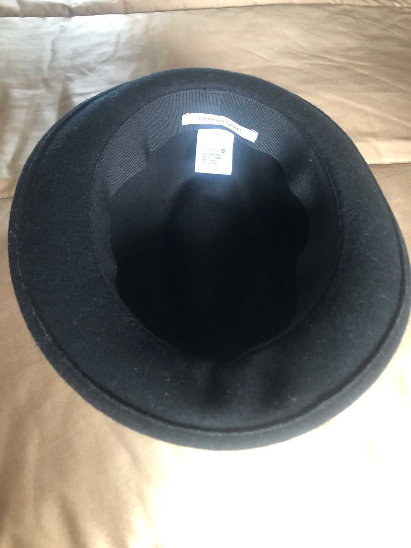 Chapéu preto Gerard Darel (panama) 100% lã