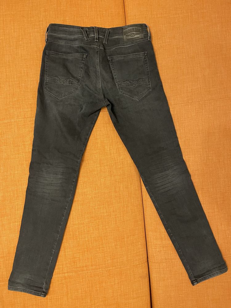 Оригинальные мужские джинсы Replay Anbass Coin Zip, 32 размер