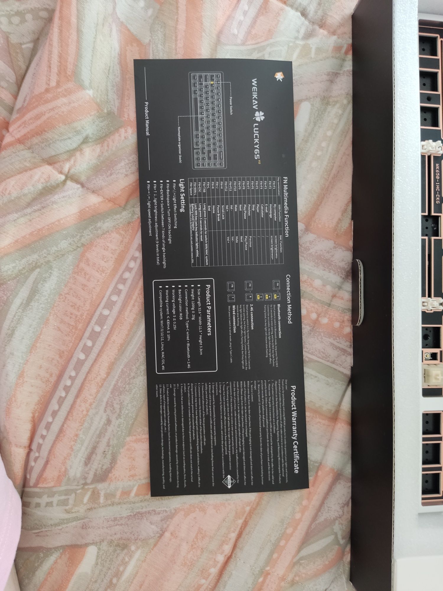 Teclado sem switch