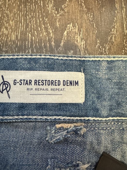 G-Star RAW чоловічі блакитні джинси loic relaxed tapered 34-34