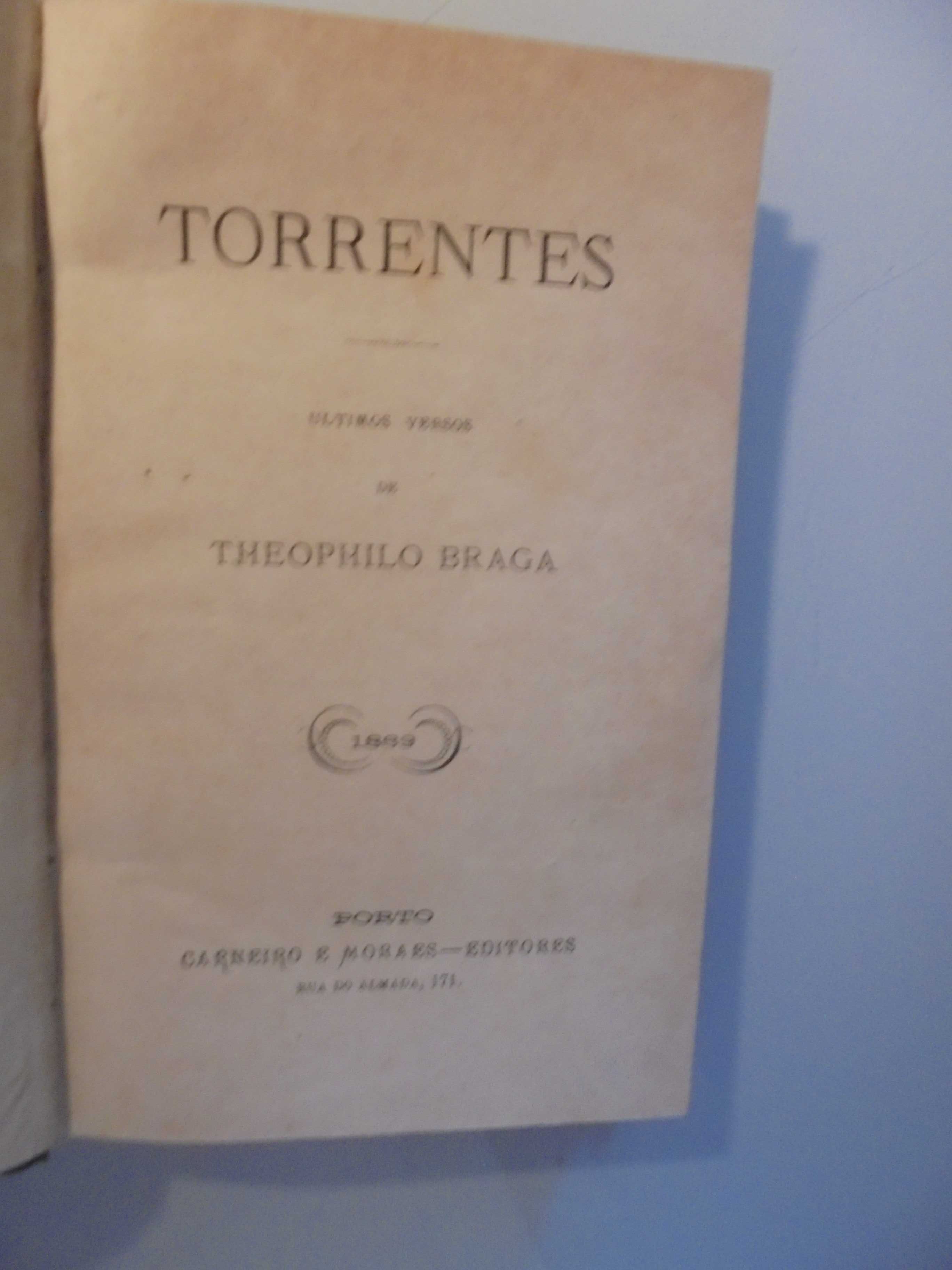 Braga (Theophilo);Torrentes-Ultimos Versos-1ª Edição-1869