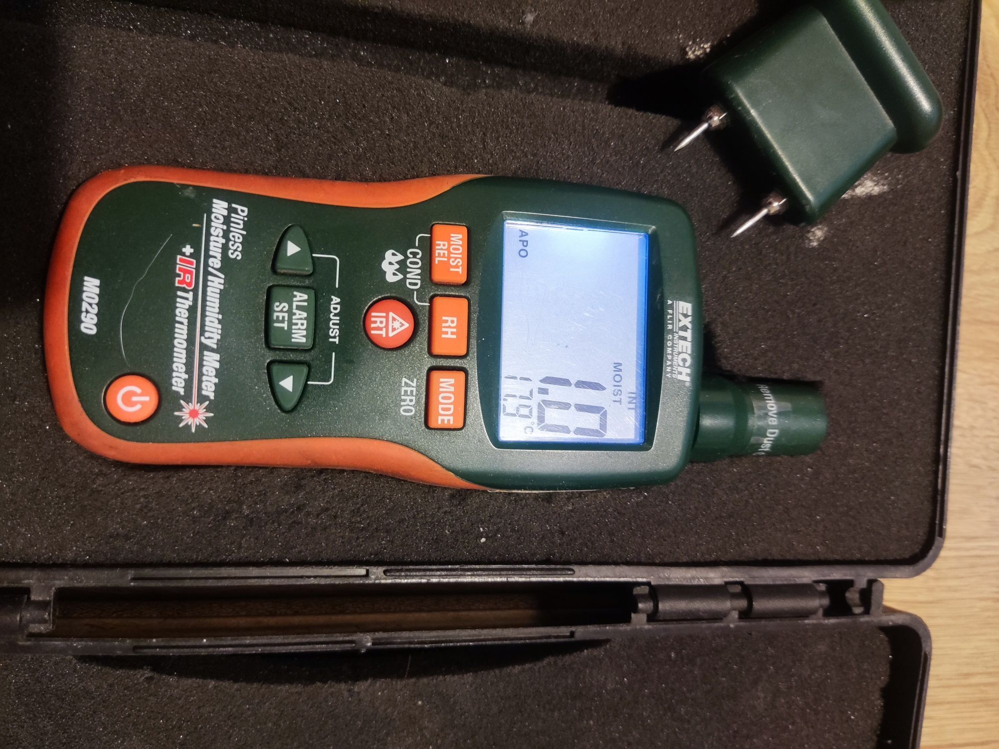 Termohigrometr Extech MO290-EU, 0 do 99 %, -50 - +200 °C, pirometr