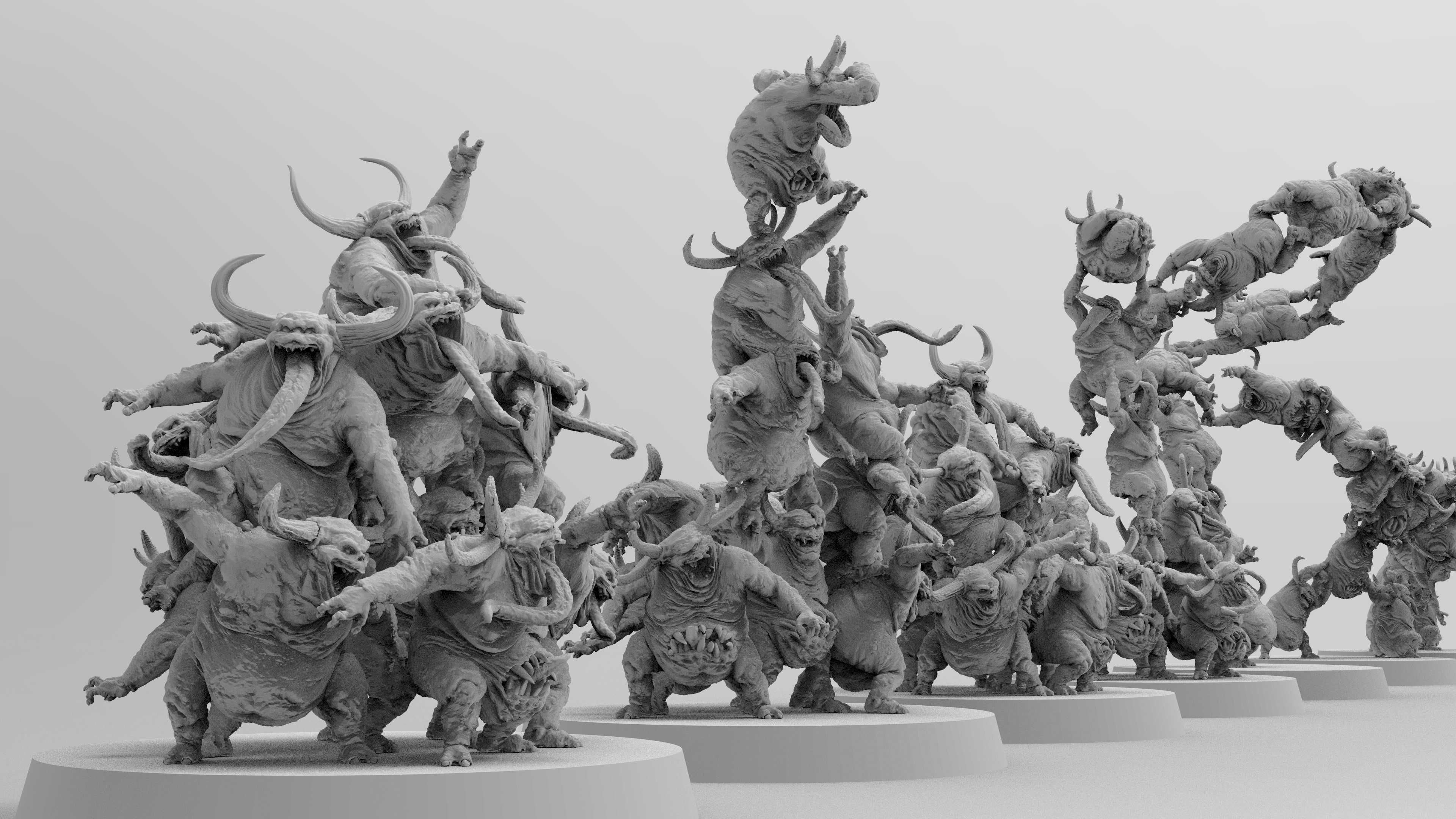 Nurglings PROXY Warhammer Druk3d