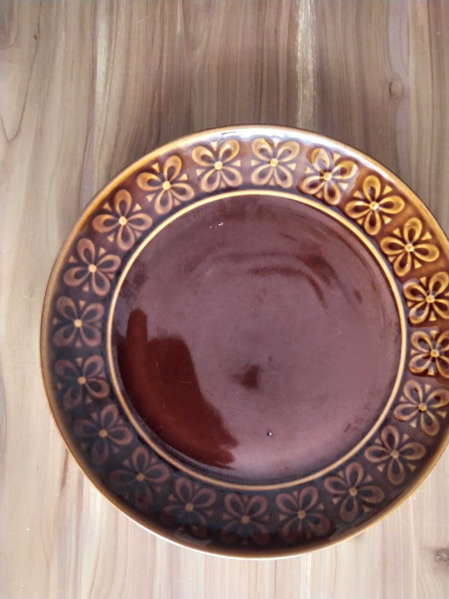 Talerz duży obiadowy Kokardka 24 cm