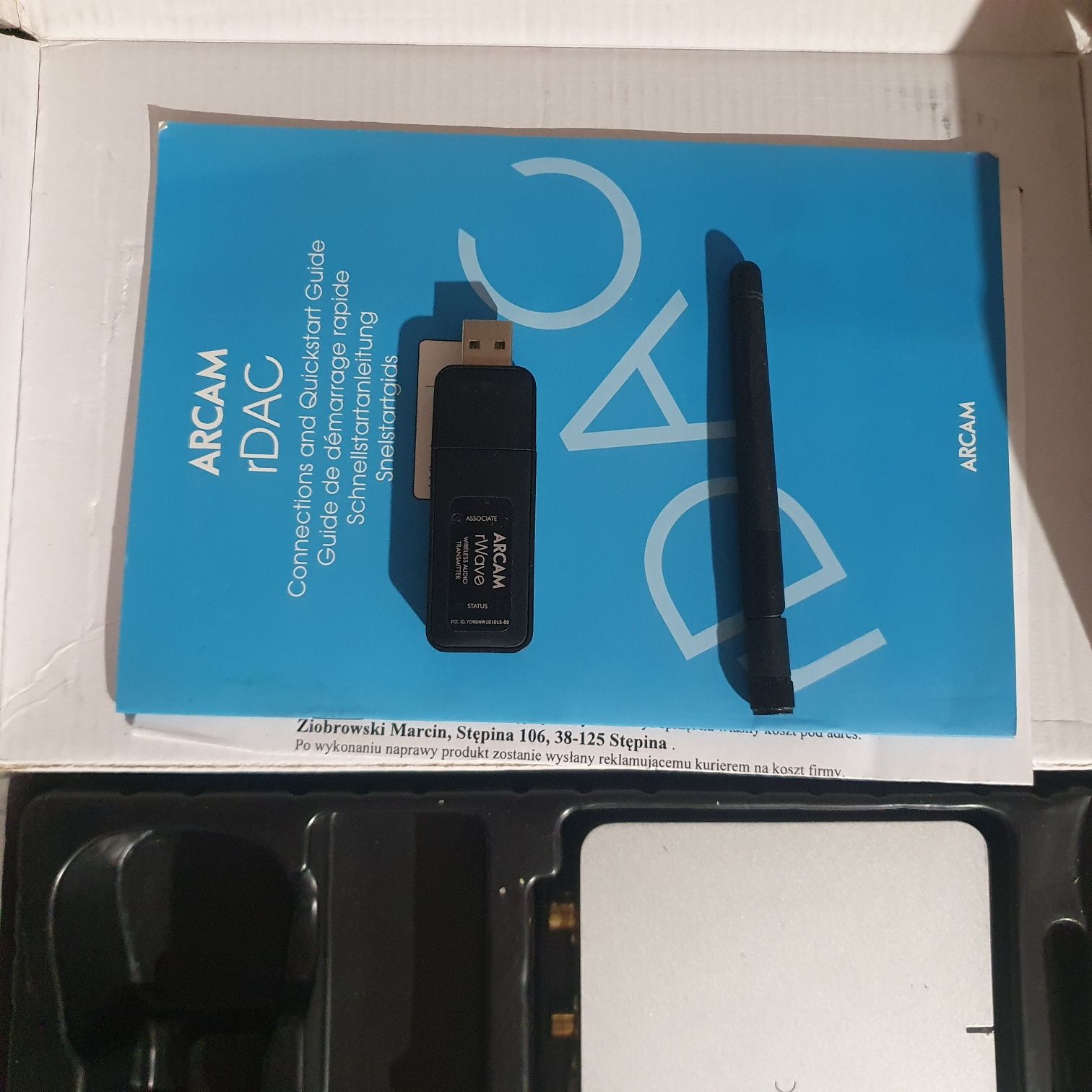 Arcam rDAC Wireless DAC zasilacz Tomanek ULPS-transformator toroidalny