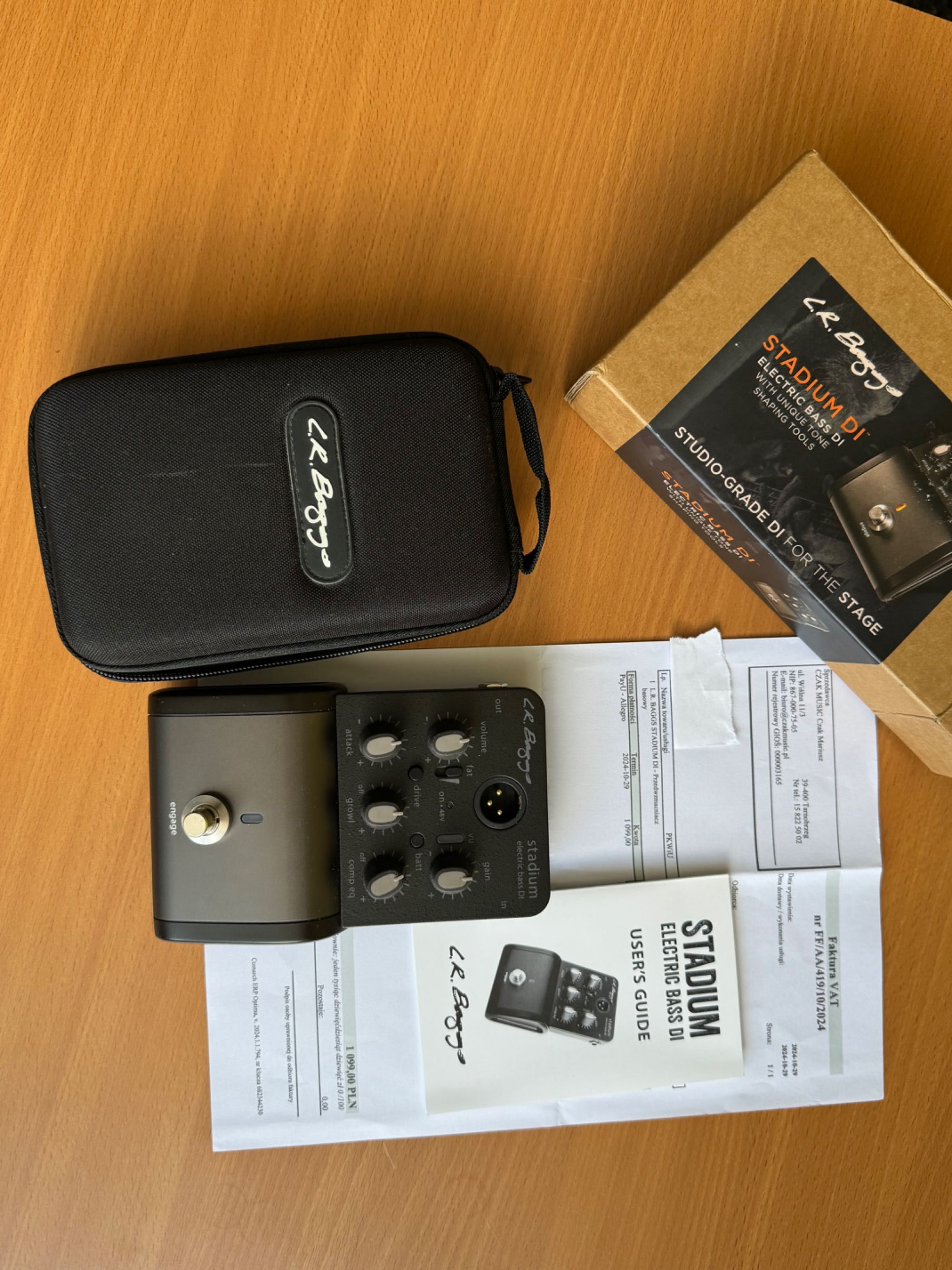 L.R. Baggs Stadium DI bass preamp