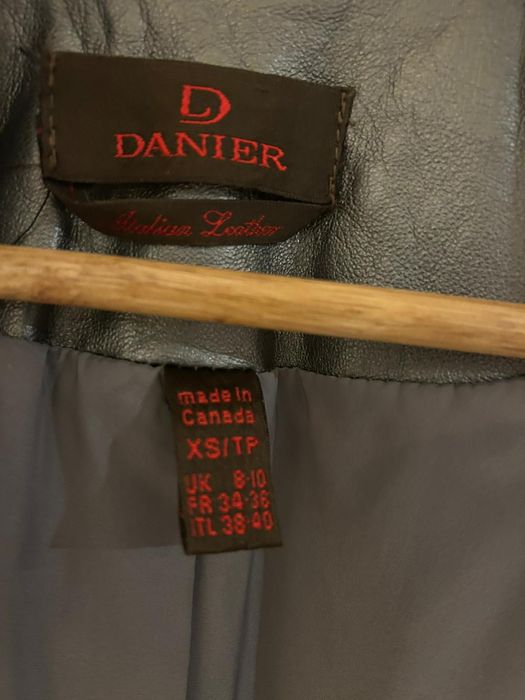 Komplet kurtka i spódnica skóra naturalna