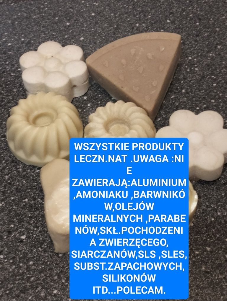 Mydełka ręcznie robione  Nat .Leczn