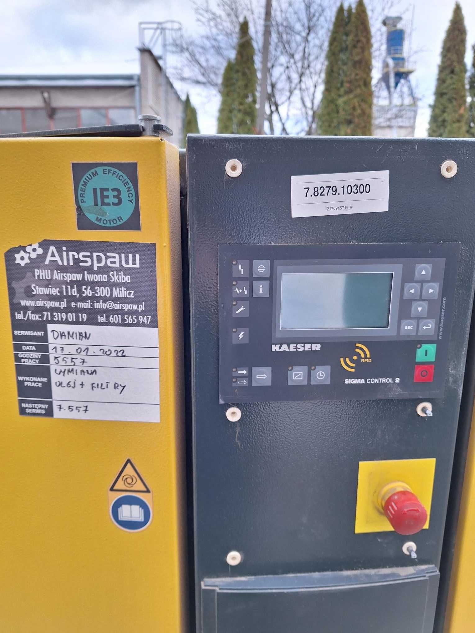 2017r!! Kompresor śrubowy Kaeser ASD60 SPRĘŻARKA 30KW