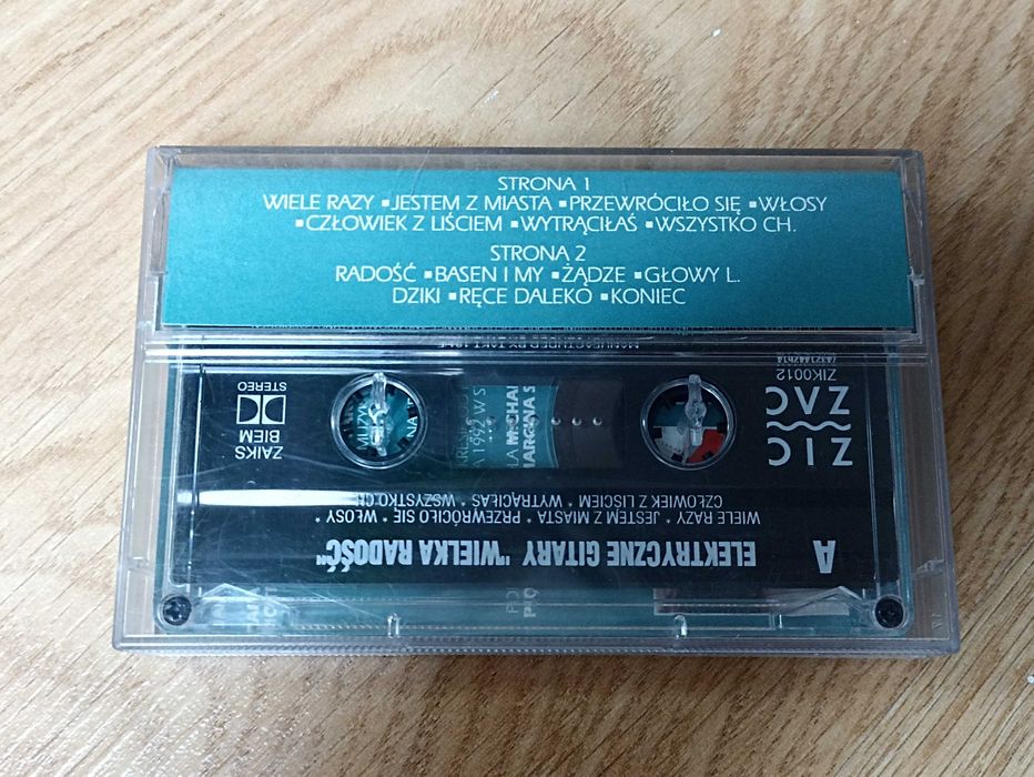 Elektryczne Gitary Wielka radość kaseta