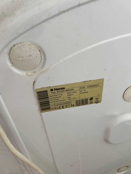 Пральна машинка Hansa Comfort 1000 (PC4510B425)
