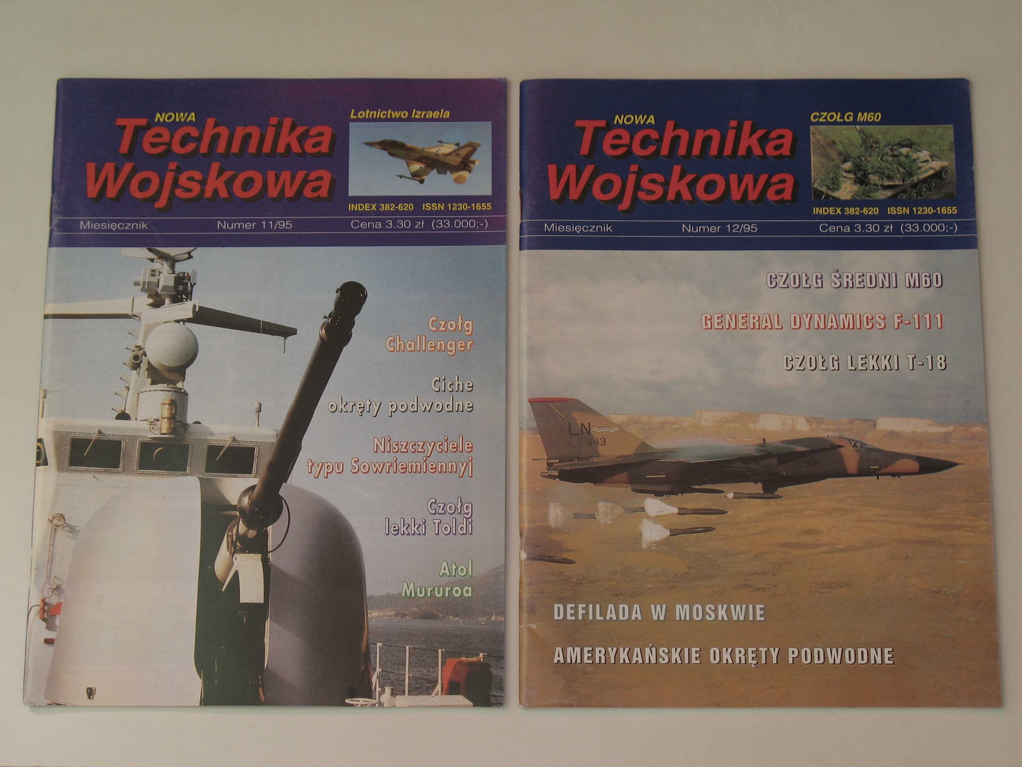 Technika Wojskowa kompletny rocznik 1995 12 numerów