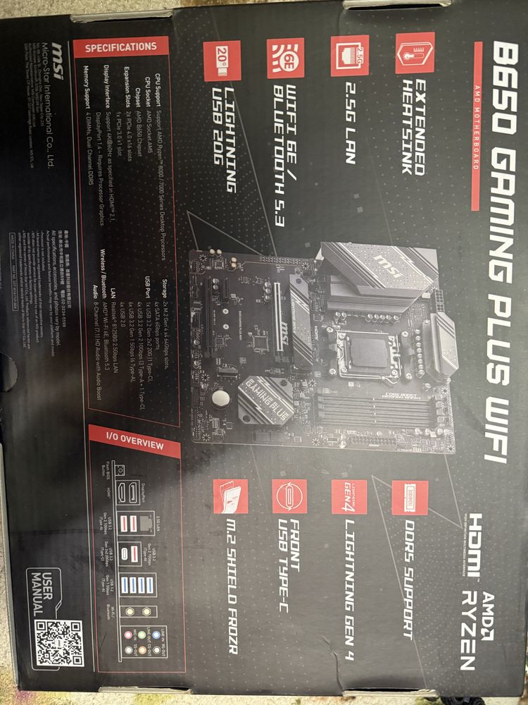 Материнська плата MSI B650 GAMING PLUS WIFI