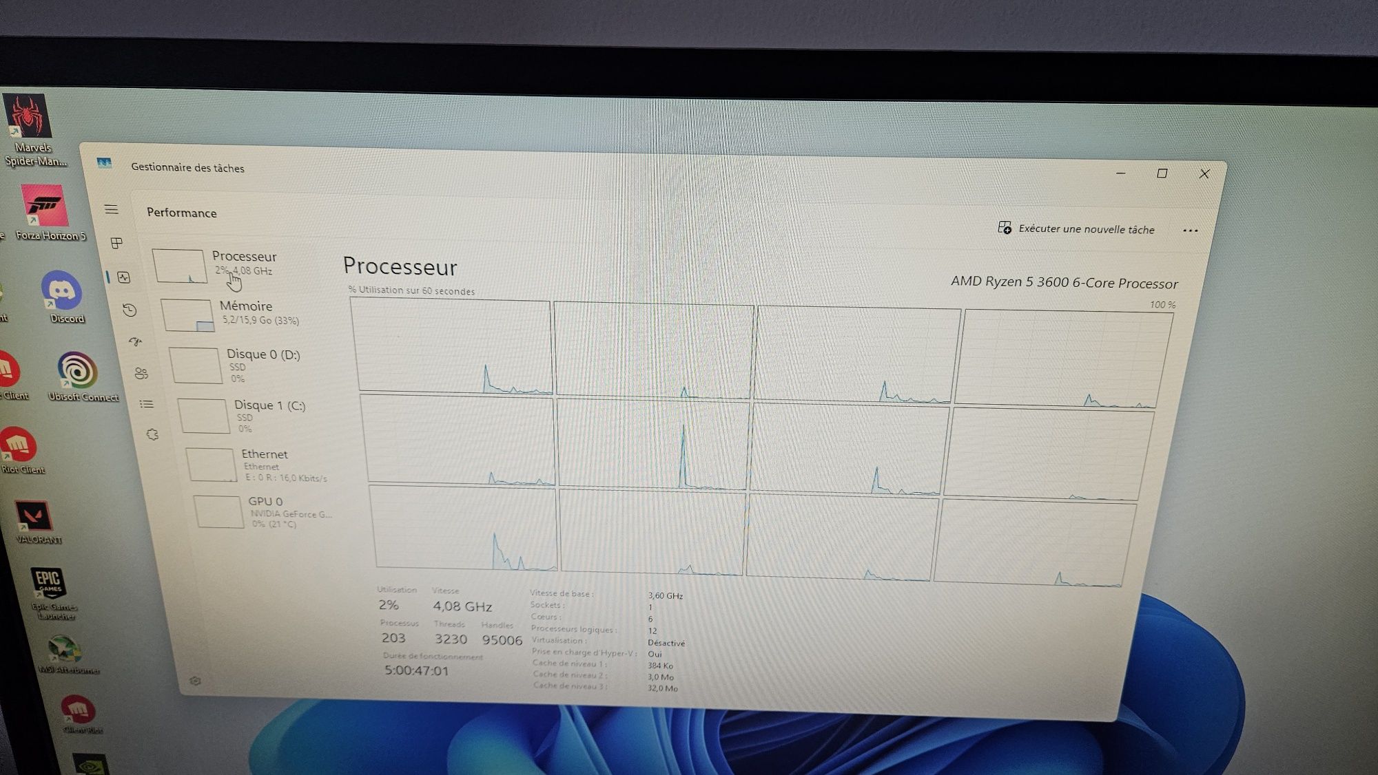 Pc gaming MSI R53600 gtx1650