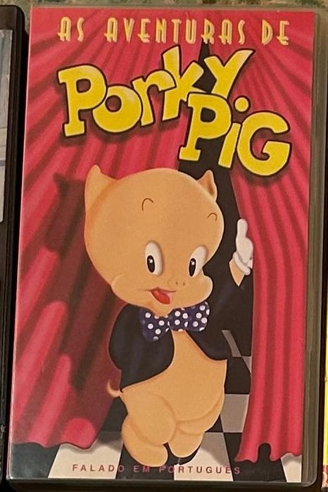 VHS As Aventuras de Porky Pig (Português)