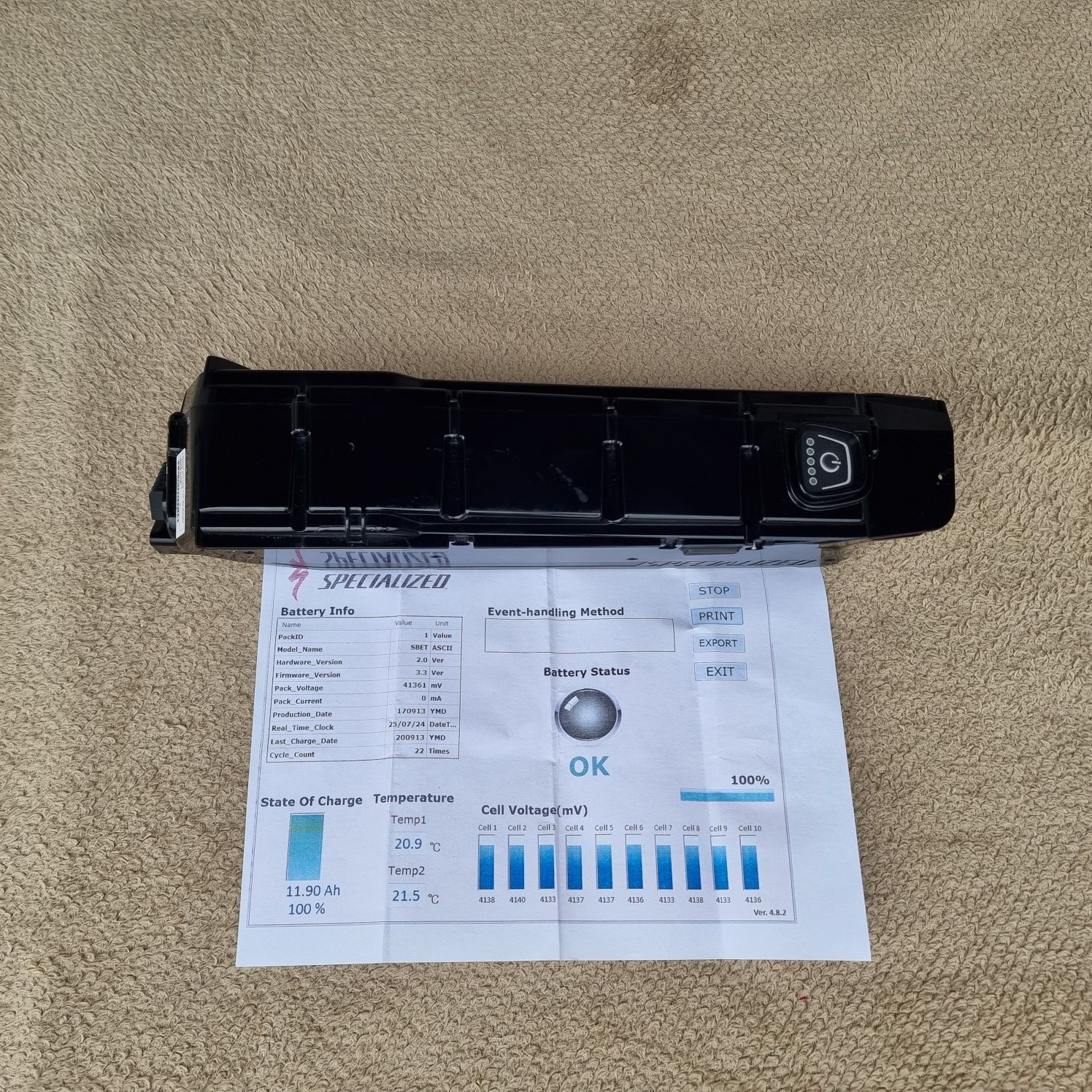 Rower elektryczny BATERIA Specialized Vado Como  36v 460 wh 12.8 ah