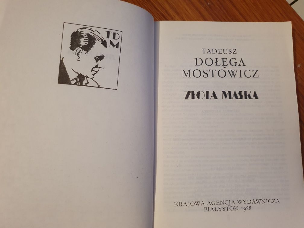 Złota maska - Tadeusz Dołęga Mostowicz