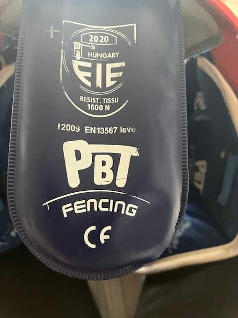 Maska szermiercza szpadowa firmy PBT FIE 1600N