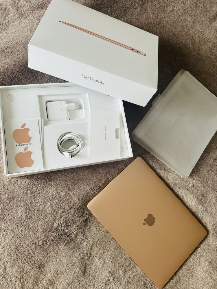 MacBook Air 13 gwarancja Rose Gold komplet jak nowy