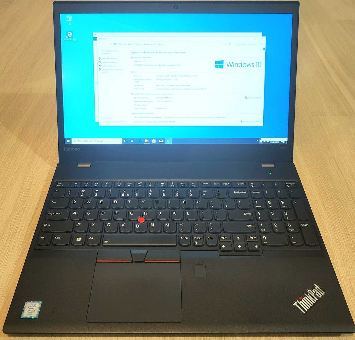 Lenovo T570 / Intel Core i5 / 8GB RAM DDR4 / 256GB NVMe/ 15,6” FULLHD