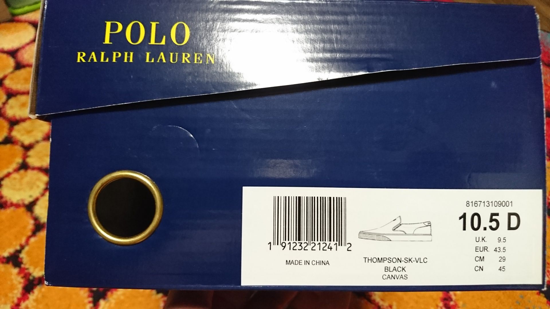 Кросовки Polo Ralph Lauren 10,5 D
