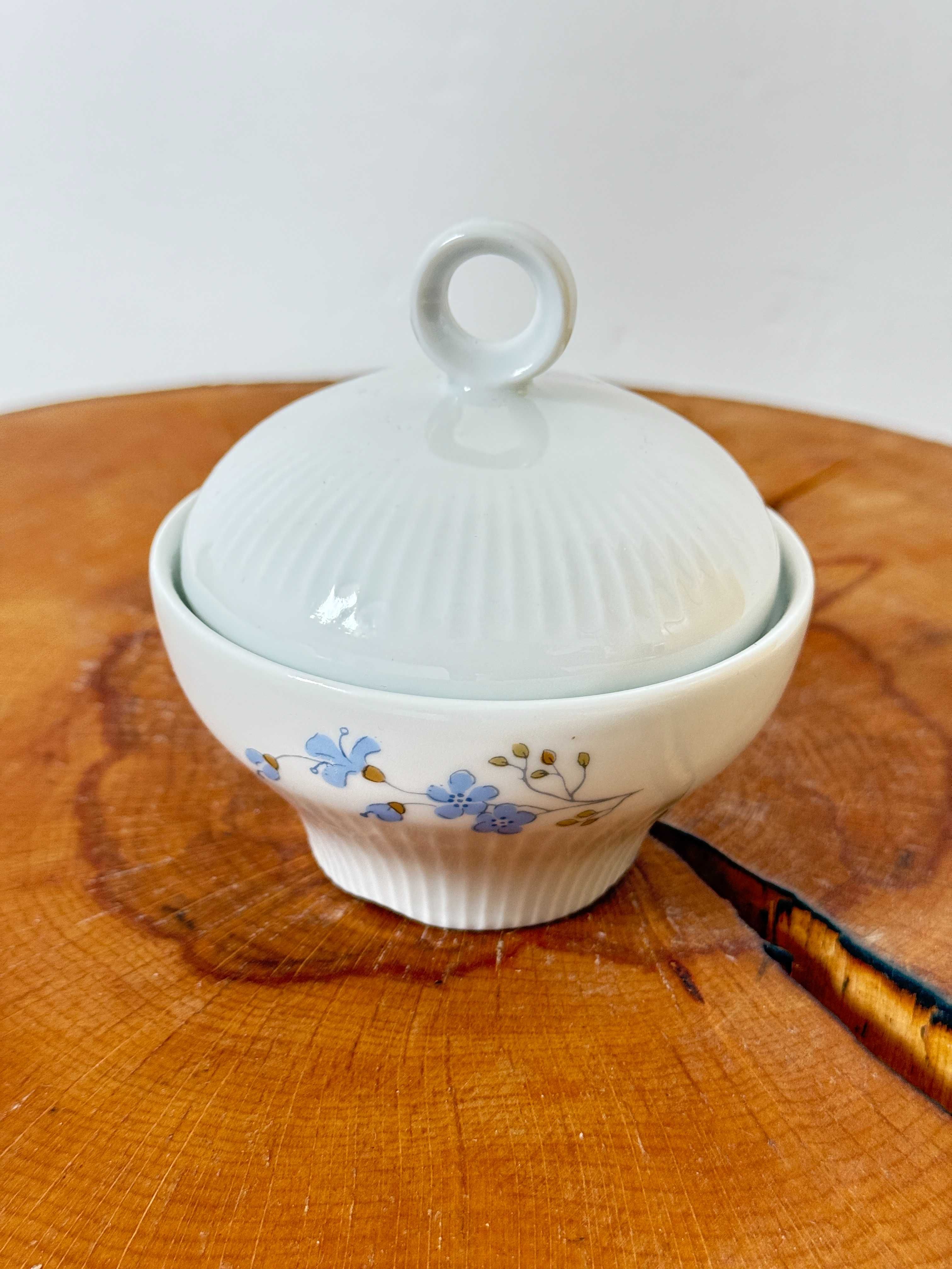 Cukiernica porcelanowa Jlmenau Germany porcelana niemiecka kwiaty