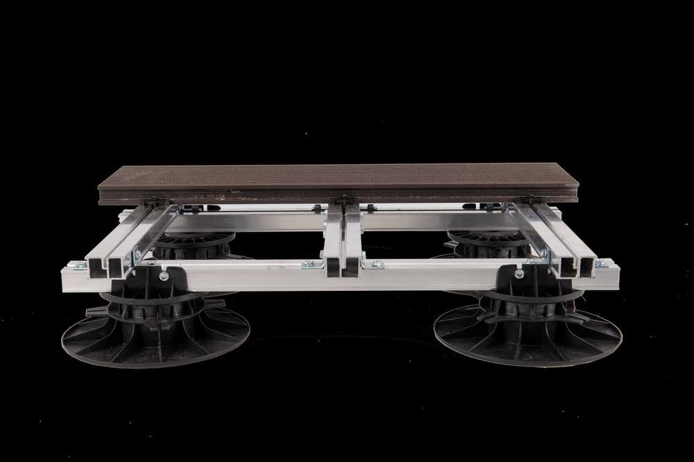 Legar Profil aluminiowy do deski kompozytowej 24x39x4000mm konstrukcja