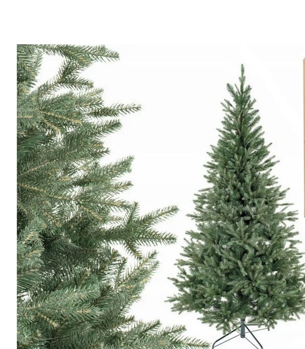 Choinka sztuczna jak zywa swierk kaukaski 180 cm PREMIUM