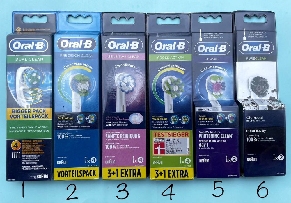 Оригінальні насадки Sensitive Oral-B Braun Німеччина