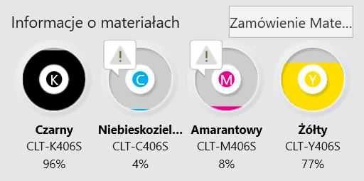 Drukarka laserowa kolorowa Samsung CLX-3305 uszkodzona