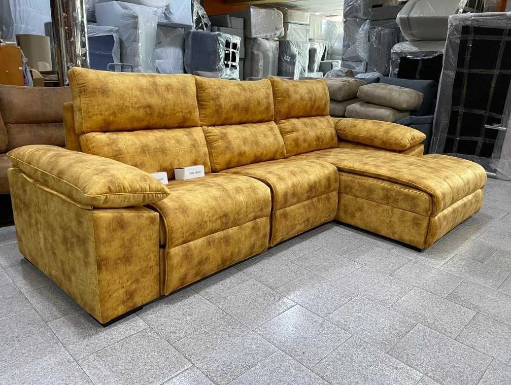 Sofa Chaiselongue C/ RELAX - NOVO - FABRICA