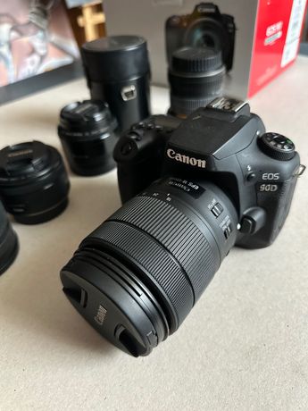 Canon 90D idealny z zestawem obiektywów