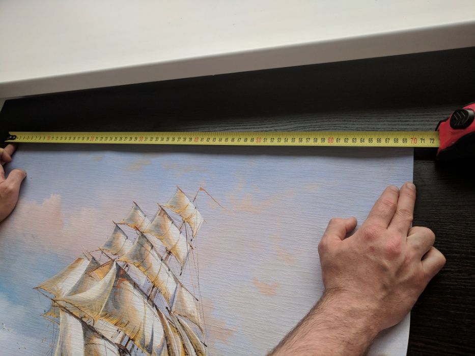 картина маслом корабля на морі, з Італії художник P. Lorenz