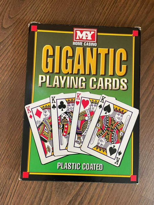 Baralho de cartas 21x28.5cm