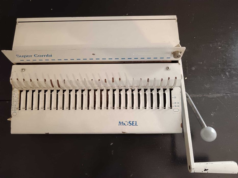 Máquina de encadernar e furar Mosel Super Combi.BARATO!