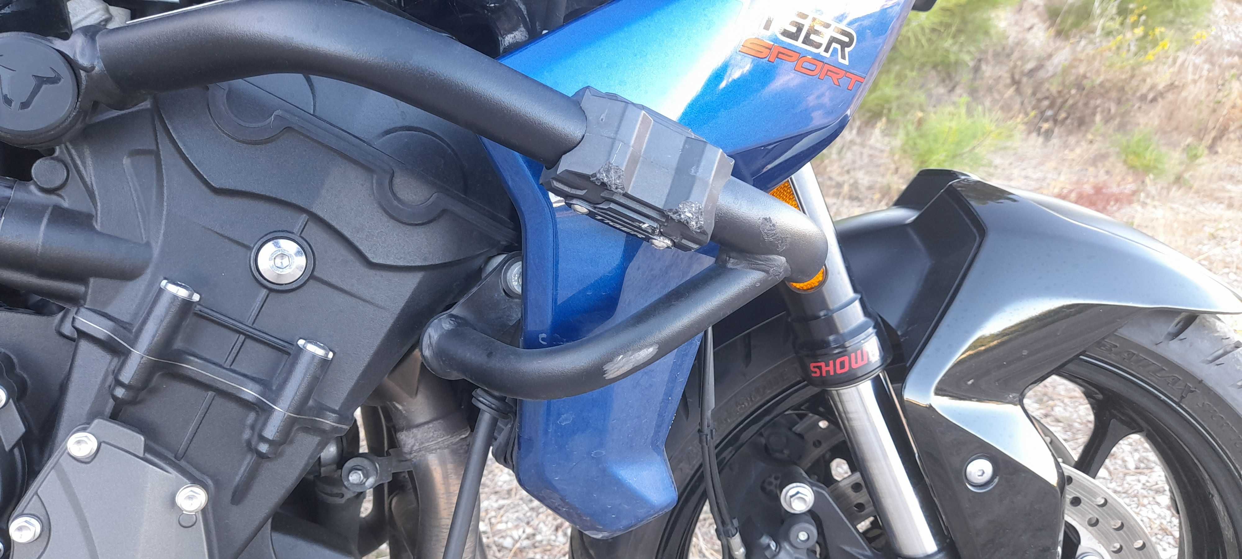 Triumph Tiger Sport 660, Acidentada