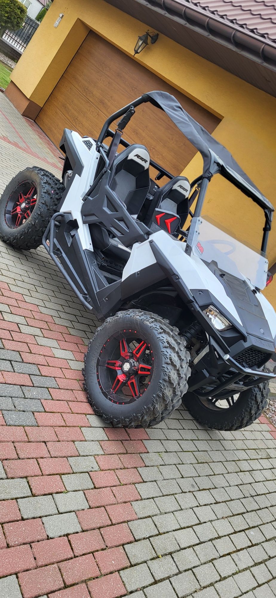 Polaris RZR 900. 2016r 75KM ledbar wciagarka